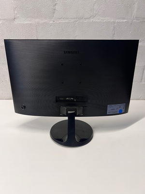 Samsung Curved Computer Monitor with Circular Stand — No Power Adapter Included – condition detail
