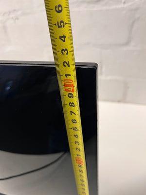 Dell Desktop Computer Monitor in Matte Black — Two Units Functional, One Non-Functional Unit – height measurement