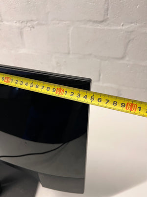 Dell Desktop Computer Monitor in Matte Black — Two Units Functional, One Non-Functional Unit – width measurement