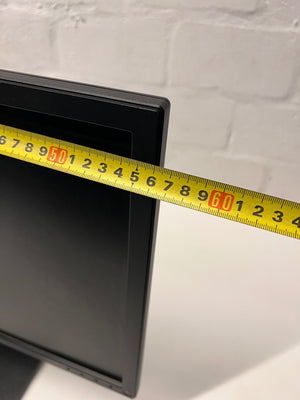 Dell Desktop Computer Monitor with Stand — Working Order; Samsung and Philips Lack Power Cables – width measurement