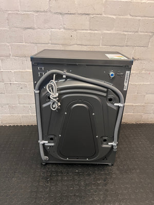 Hisense 7kg Silver Front Loader Washing Machine — Good Working Order – back view