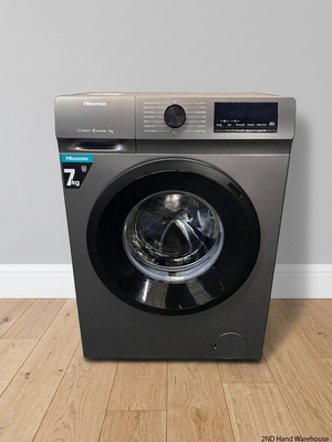 Hisense 7kg Silver Front Loader Washing Machine — Good Working Order – styled product image
