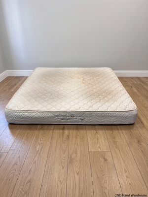 King Serta Sertapedic Brookfield Mattress — Marks and Surface Discolouration – styled product image