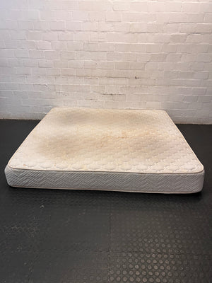 King Serta Sertapedic Brookfield Mattress — Marks and Surface Discolouration – top view