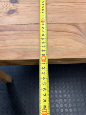 Classic Rectangular Wooden Dining Table (1.8m) — Good Condition – depth measurement