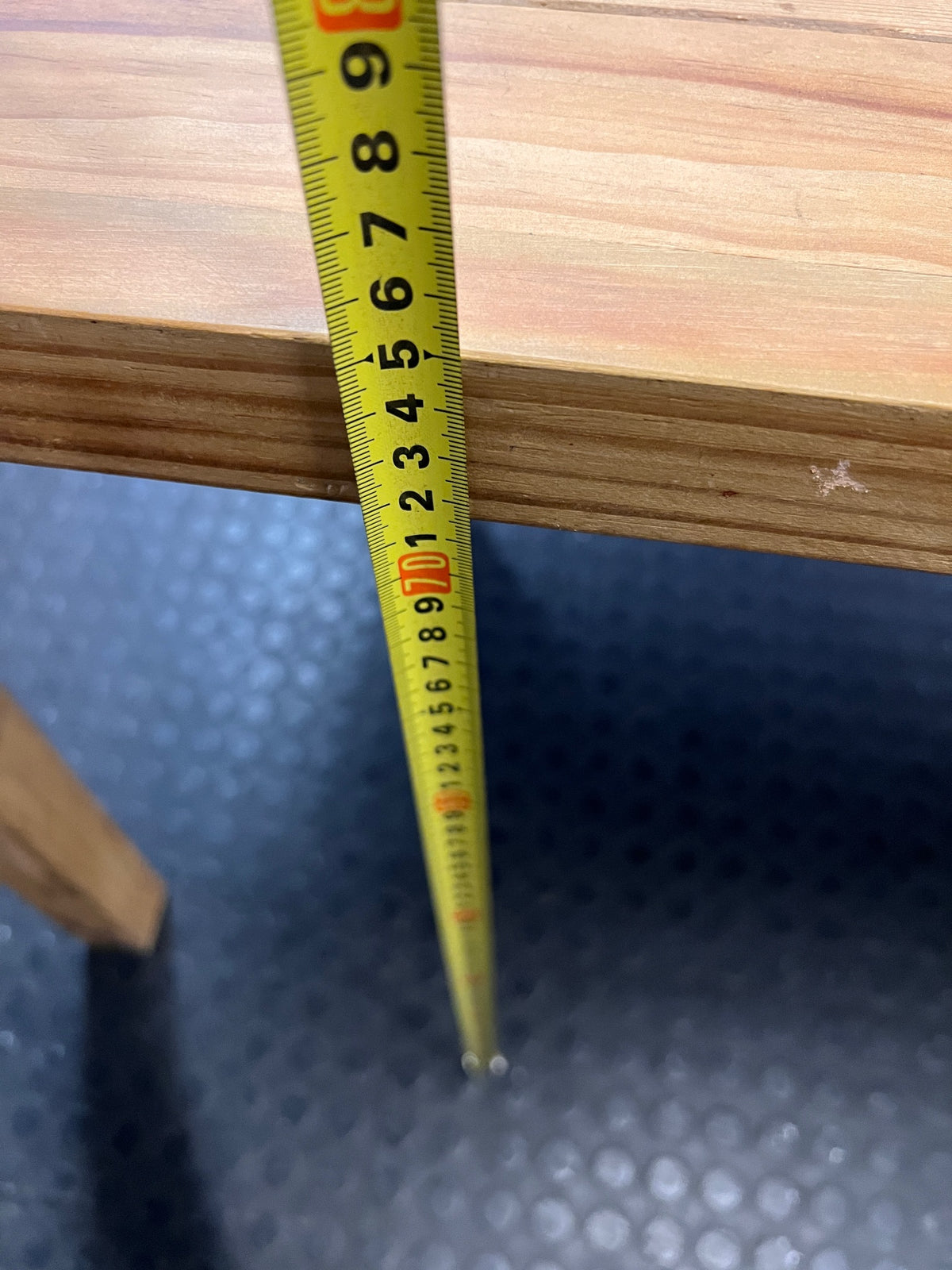 Classic Rectangular Wooden Dining Table (1.8m) — Good Condition – height measurement