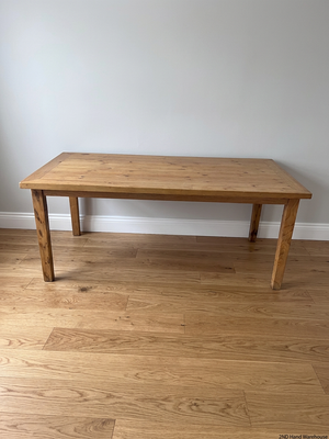 Classic Rectangular Wooden Dining Table (1.8m) — Good Condition – styled product image