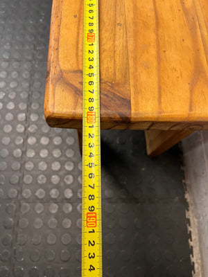 Classic Large Wooden Bench — Good Working Order – width measurement