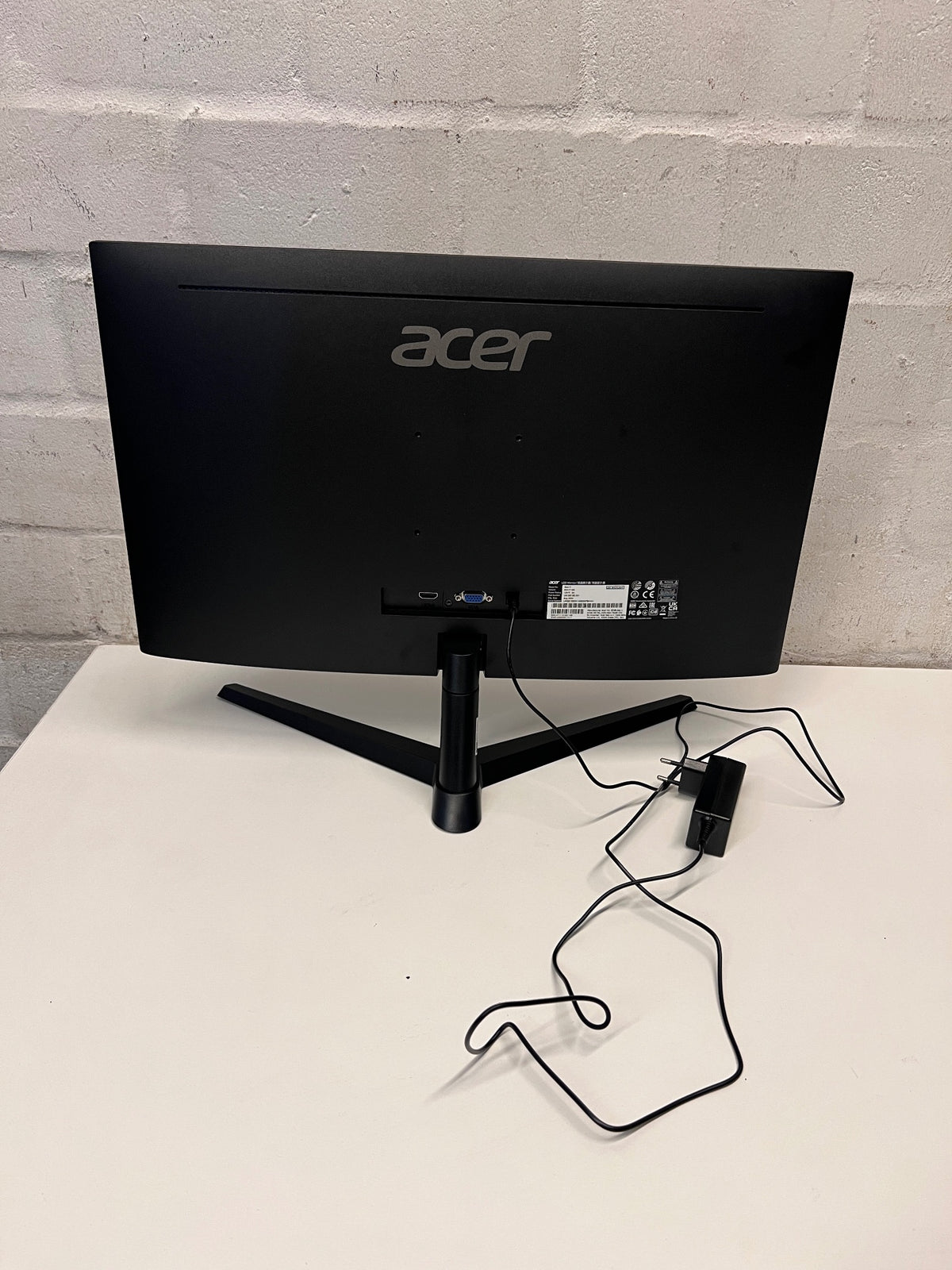 Acer ET241Y 23.8-inch 100Hz Computer Monitor — Good Working Order – back view