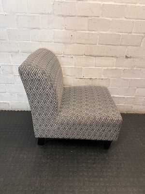 Coricraft Patterned Geometric Occasional Chair — Minor Squeak in One Chair – top view