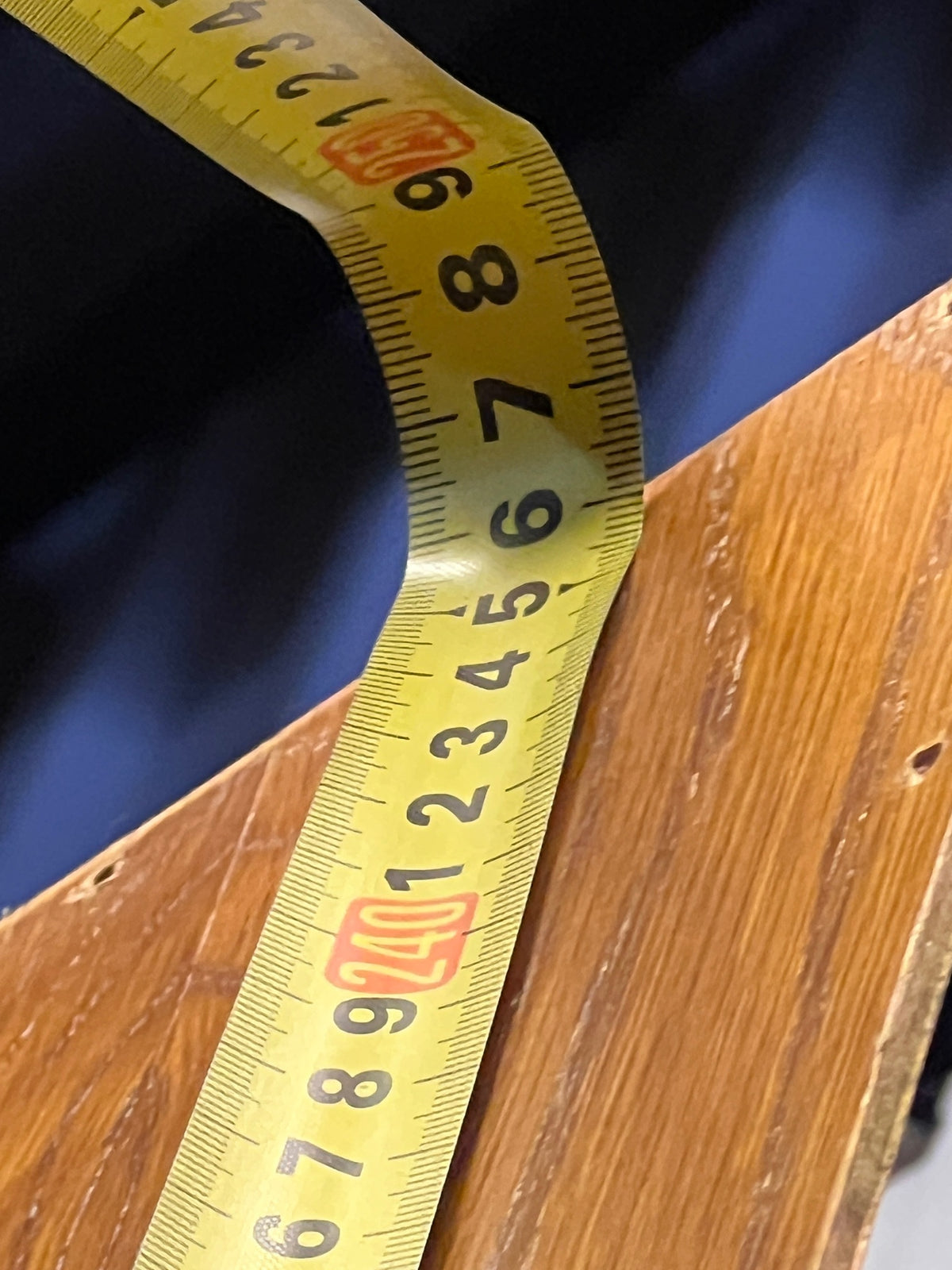 Large Oak-Toned Multi-Section Wall Unit — Damaged TV Unit – height measurement