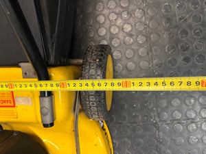 Electric Rotary Lawnmower in Yellow and Black — Trips Power Supply; Non-Functional – depth measurement