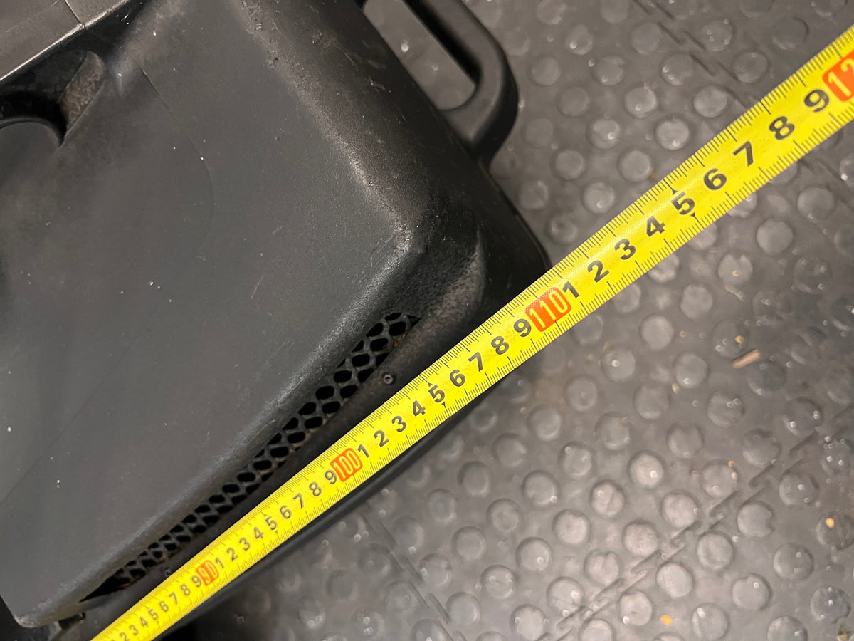 Electric Rotary Lawnmower in Yellow and Black — Trips Power Supply; Non-Functional – width measurement
