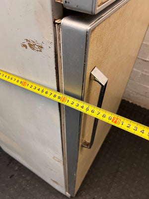Imperial Retro Beige Mottled Fridge Freezer — Working with Loud Compressor Noise – width measurement