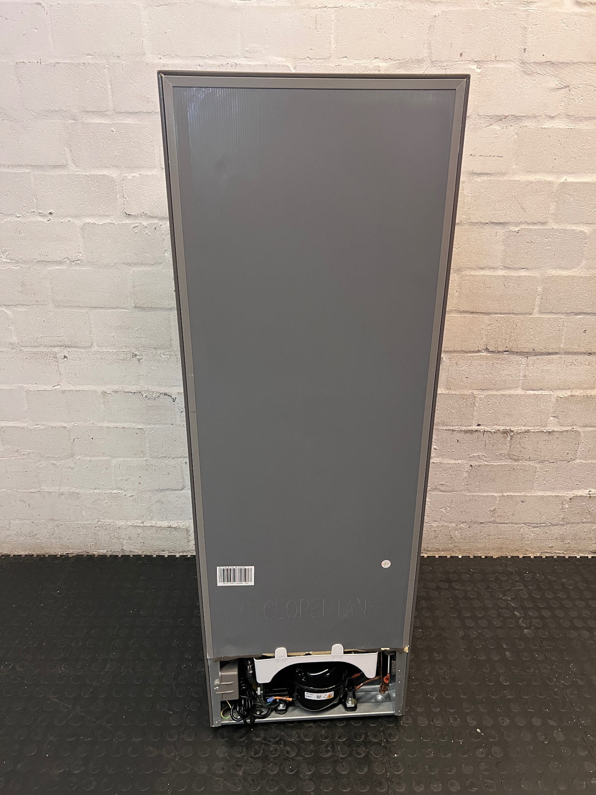 Hisense Silver Top-Mount Fridge-Freezer — Good Working Order – back view