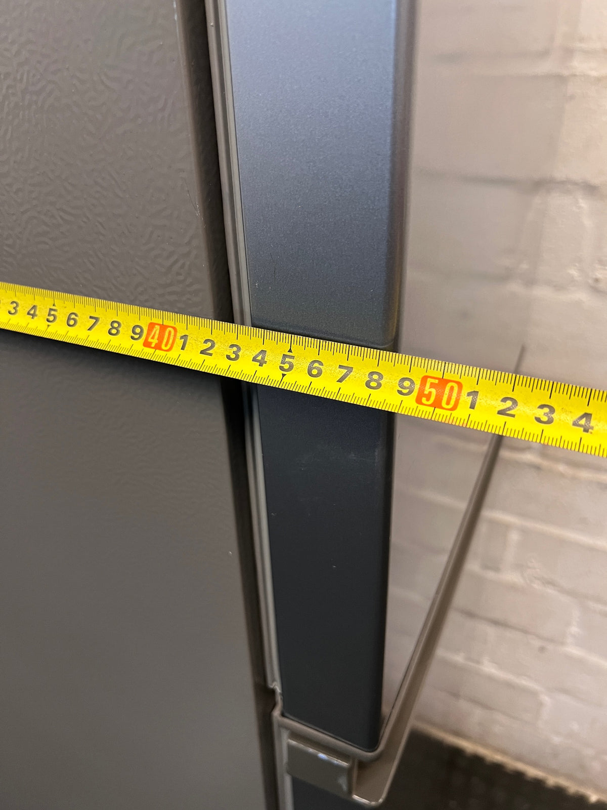 Hisense Silver Top-Mount Fridge-Freezer — Good Working Order – width measurement