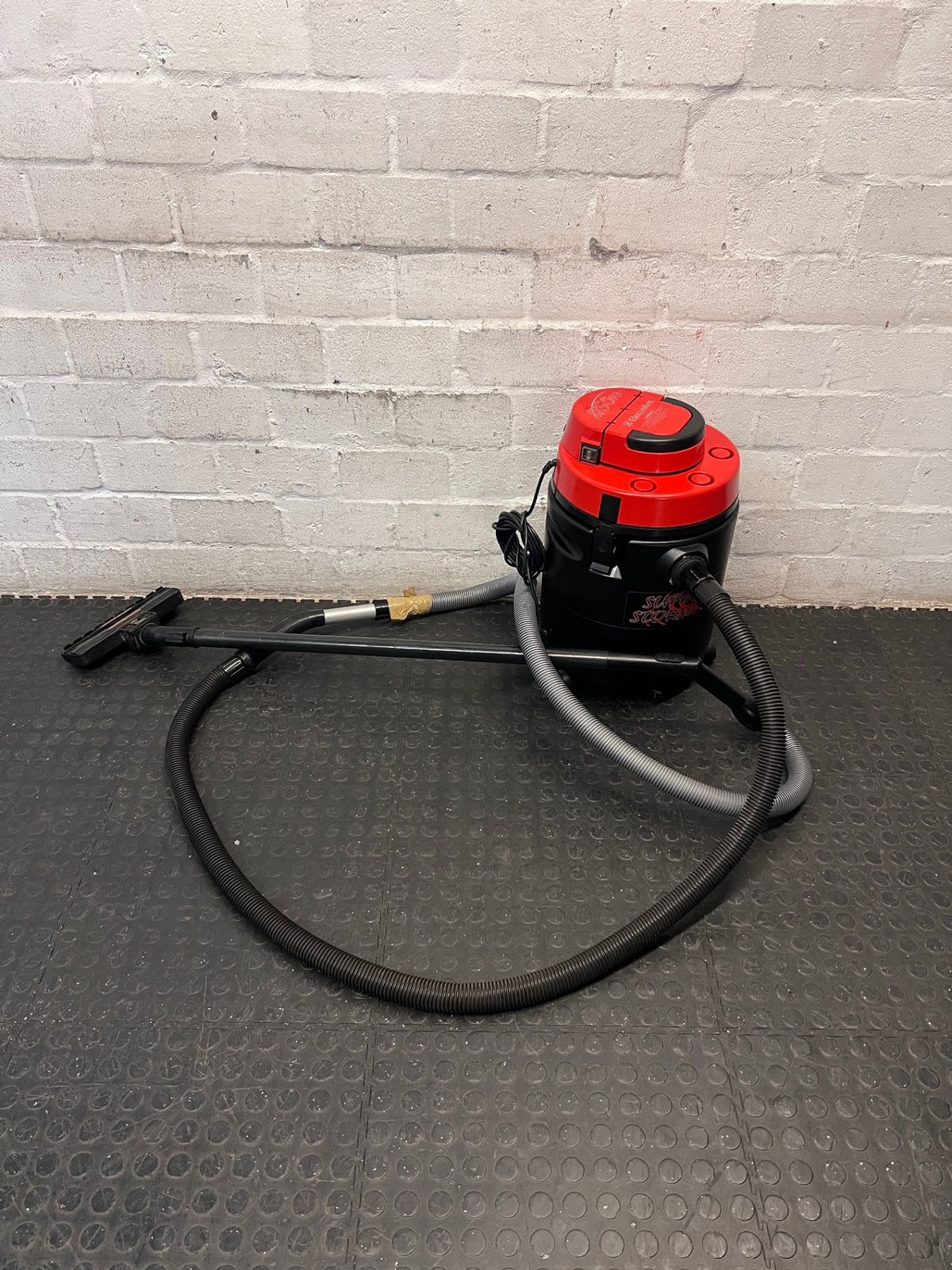 Electrolux Super Storm Canister Vacuum Cleaner — Working Condition with Heavy Use – main front view