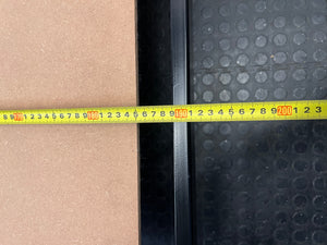 Black Metal Four Poster Queen Bed Frame — Well Used Condition – depth measurement