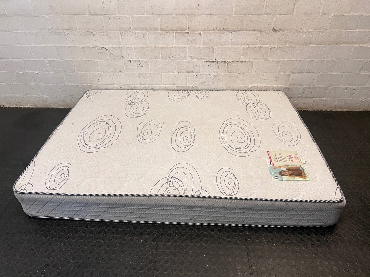 Rest Assured Matrix Vito Double Mattress — Fair Used Condition – side view