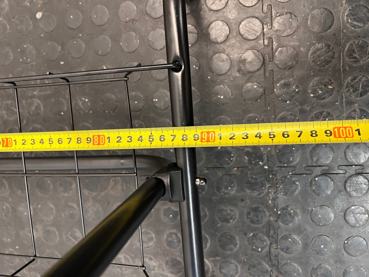 Adjustable Metal Clothing Rack with Shoe Shelf – width measurement