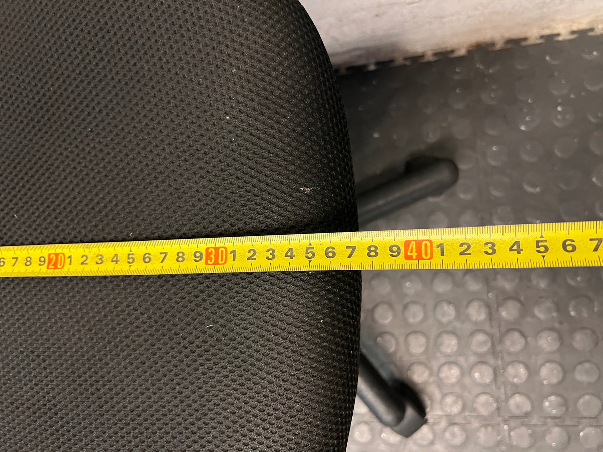 Black Mesh Back Swivel Office Chair – depth measurement