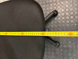 Black Mesh Back Swivel Office Chair – width measurement