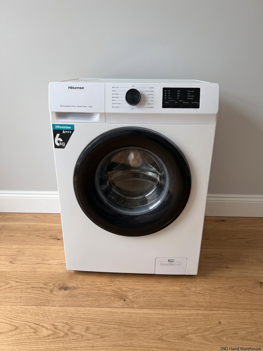 Hisense 6kg Front Loader Washing Machine — Unit Not Washing or Intake Water; Control Panel Errors – styled product image
