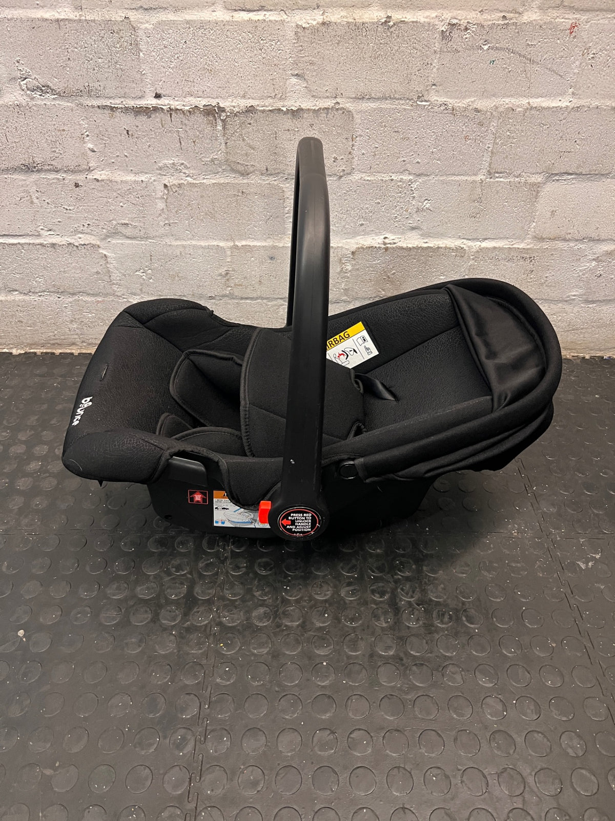 Bounce Infant Car Seat with Carry Handle — Clean and Tested – side view