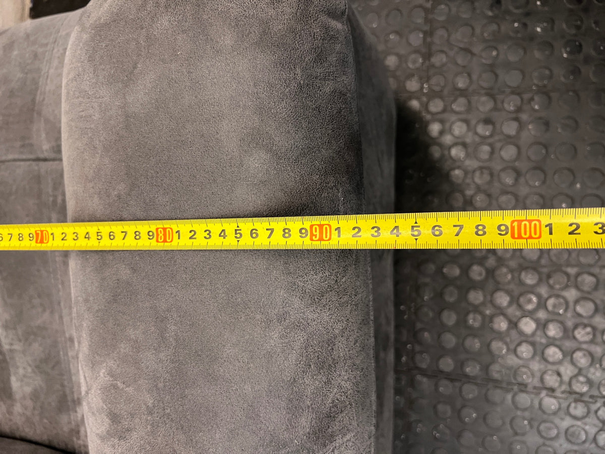Yaz Grey Upholstered Recliner Armchair — Used; Fair Condition – width measurement
