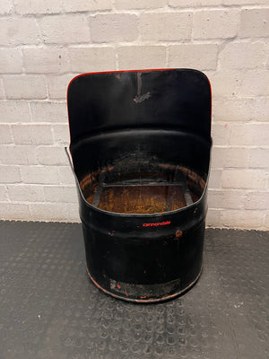 Upcycled Metal Oil Drum Cannondale Chair – main front view