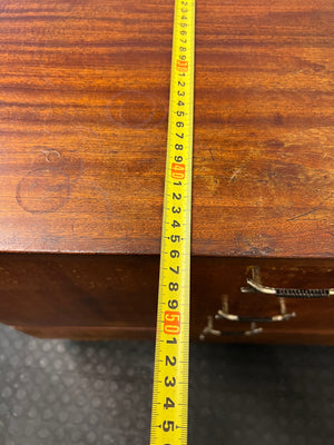 Mid-Century Style Wooden Chest of Drawers — Well Used Condition – depth measurement