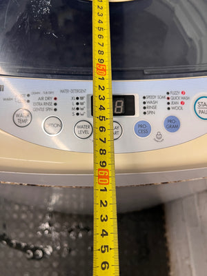 LG TurboDrum Top Loader Washing Machine — Working with Visible Rust and Discolouration – depth measurement