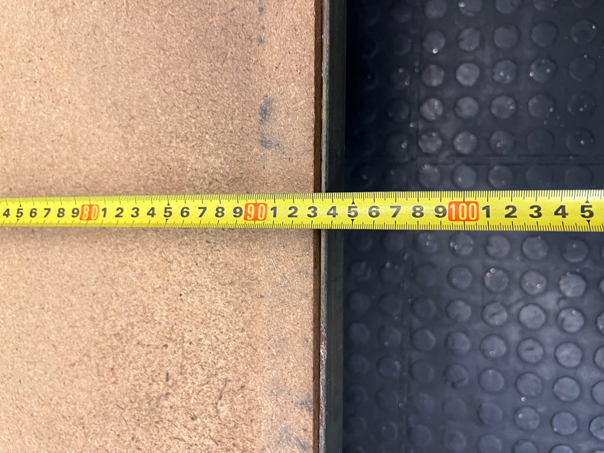Three Quarter White Metal Four Poster Bed Frame — Well Used Condition – depth measurement