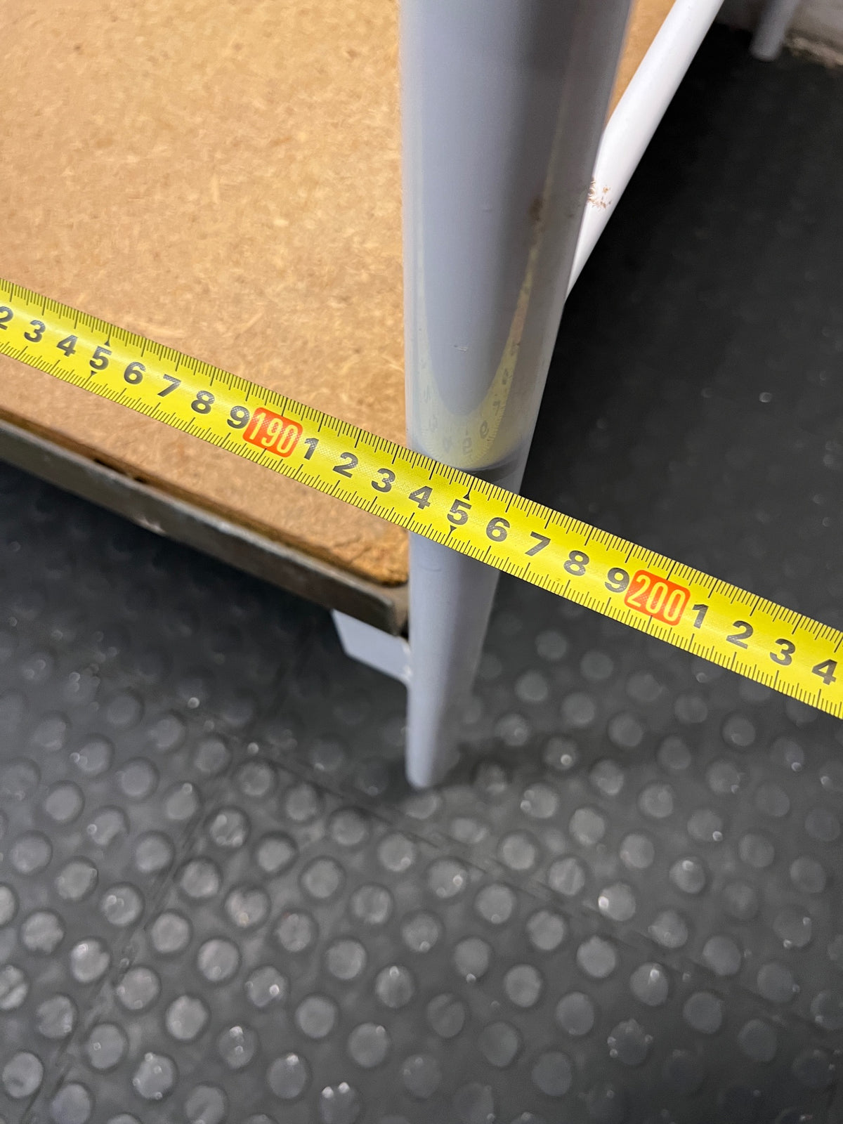 Three Quarter White Metal Four Poster Bed Frame — Well Used Condition – width measurement