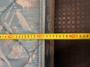 Queen Base Set with Patterned Mattress — Well Used Condition – depth measurement
