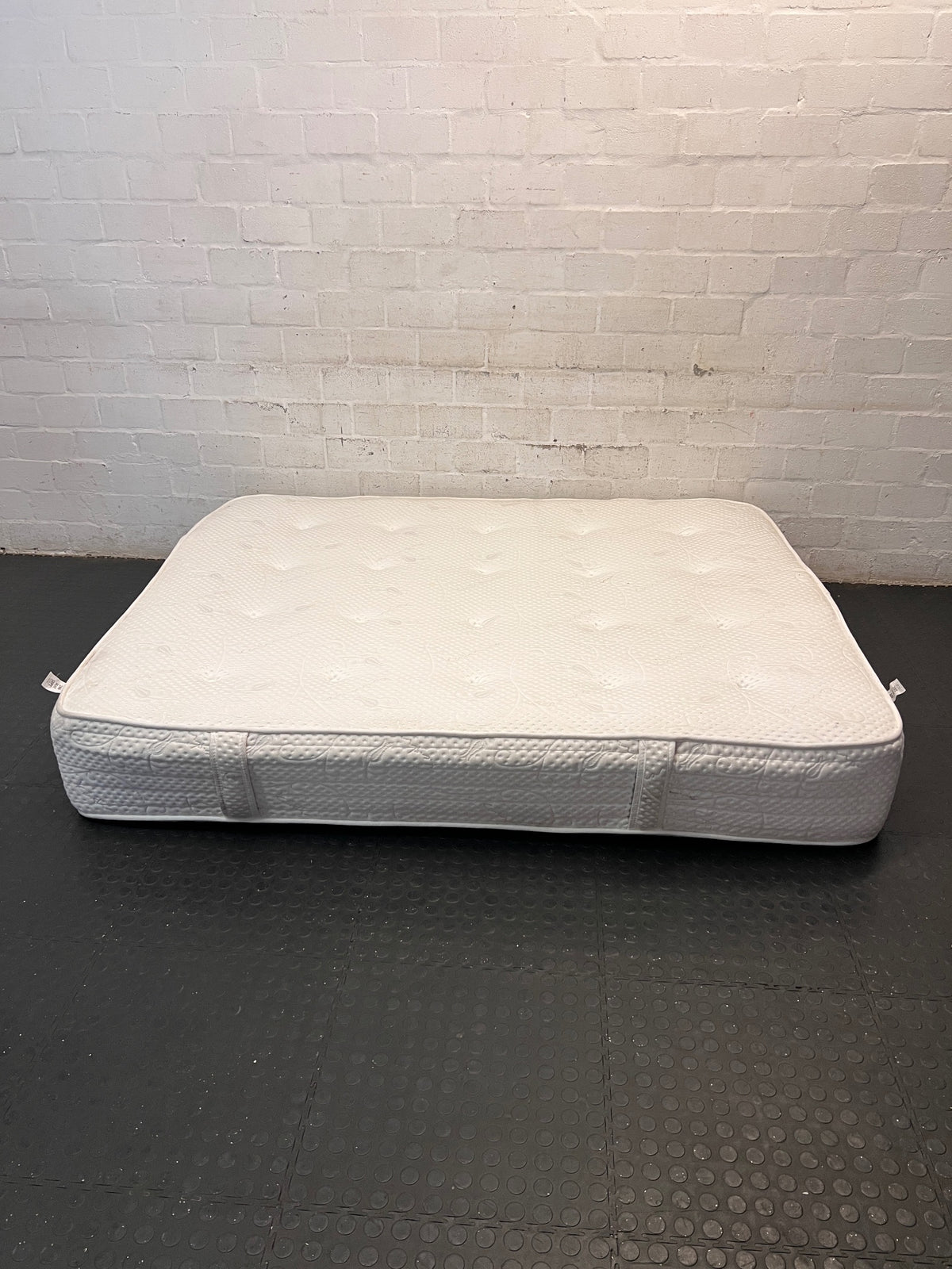 Forty Winks Sleepsaver Queen Mattress — Fair Condition with Visible Wear – back view