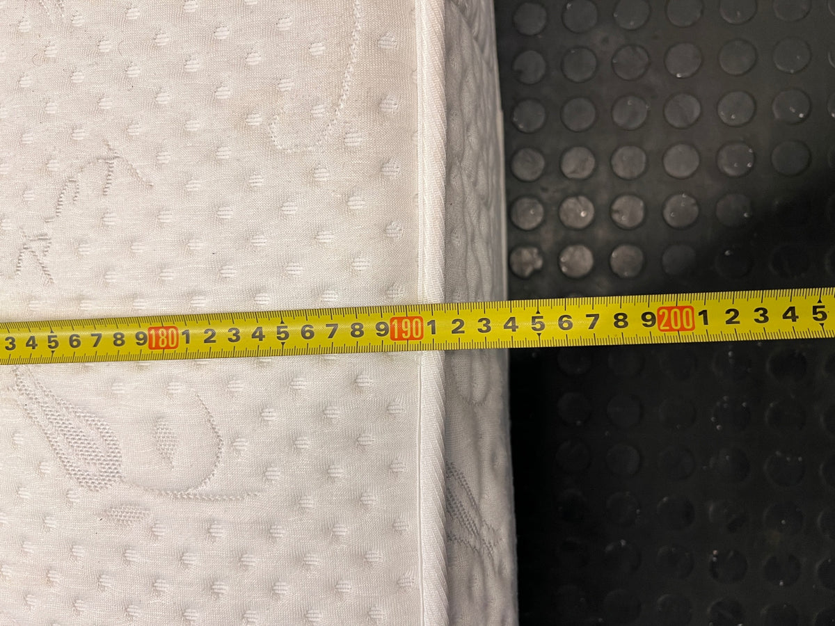 Forty Winks Sleepsaver Queen Mattress — Fair Condition with Visible Wear – depth measurement