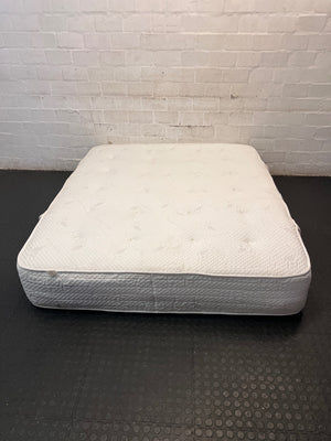 Forty Winks Sleepsaver Queen Mattress — Fair Condition with Visible Wear – side view