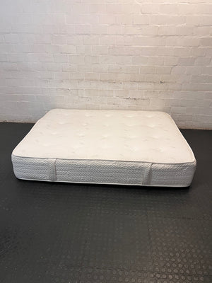 Forty Winks Sleepsaver Queen Mattress — Fair Condition with Visible Wear – top view