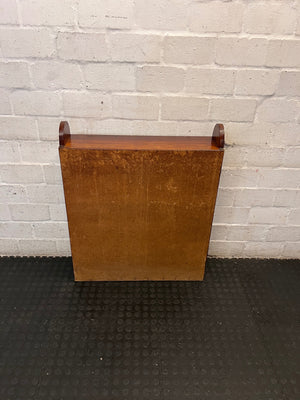 Wooden Bookshelf with Scalloped Detail – condition detail