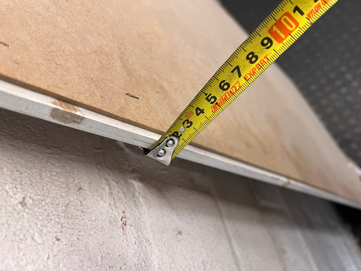 Rustic Oak Framed Wall Mirror — Good Condition Oak Mirror – depth measurement