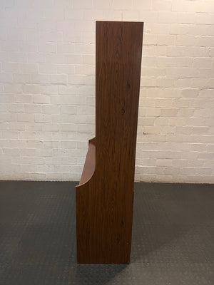 Mid-Century Style Wooden Wall Unit with Cupboard — Well Used Condition – condition detail