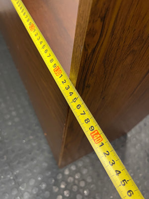 Mid-Century Style Wooden Wall Unit with Cupboard — Well Used Condition – width measurement