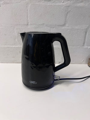Defy Gloss Black Electric Kettle — Working with Heavy Surface Wear – main front view