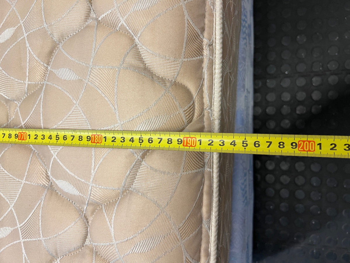 Restonic Dream Unique Three Quarter Base Set — Great Condition Bed and Mattress Set – depth measurement