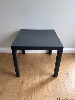 Square Charcoal Grey Multipurpose Table — Visible Surface Marks and Scuffs – styled product image