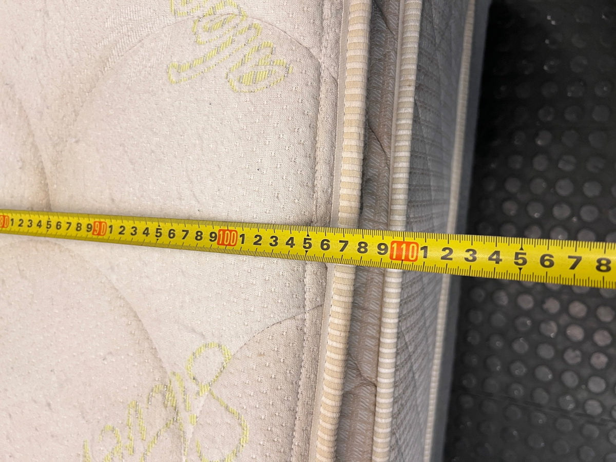 Padley Three-Quarter Pillow Top Base Set — Fair Condition with Visible Wear – width measurement