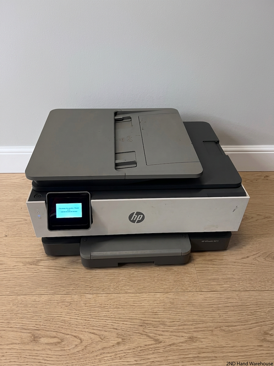 HP OfficeJet 8013 All-in-One Inkjet Printer — Persistent Paper Jam Error; Not Printing – styled product image