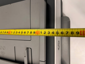 HP OfficeJet 8013 All-in-One Inkjet Printer — Persistent Paper Jam Error; Not Printing – width measurement