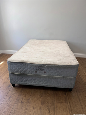 Durapedic Queen Base Set in Grey — Good Working Order – styled product image